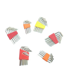 5/8/11 Pcs Allen Wrench Metric Wrench Inch Wrench L Wrench Size Allen Key Short Arm Tool Set Easy To Carry In The Pocket