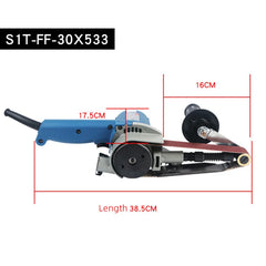 Belt Orbital Sander Buffing Sanders 550w High Power Woodworking Variable Speed Portable sand belt machine 30*533mm