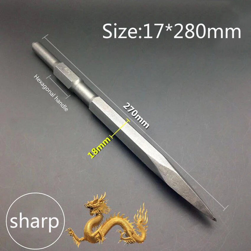 270MM length hexagonal handle electric Hammer chisel spade drill and sharp drill bit for brick/wall/tile slotting drilling 함마드릴