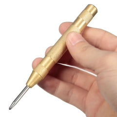 Automatic Centre Punch 5" Spring Loaded Marking Starting Holes Tool Steel