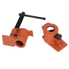 1/2 Inch Heavy Duty Pipe Clamp Vise Fixture Set Woodworking Tool Kit