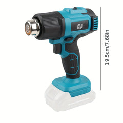 Cordless Heat Gun, 550℃ High Temperature Portable Electric Hot Air Gun (Bare Machine)