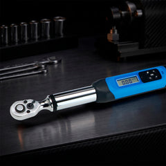 1/2 Inch Drive Digital Torque Wrench High Accuracy Electronic Ratchet Wrench Automotive Maintenance Precision Measuring Tool