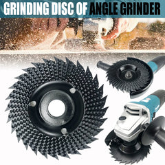 Round Wood Angle Grinding Wheel Grinding Disc Angle Grinder Cemented Carbide Coating 22mm Aperture Sawtooth Grinding Wheel Tool