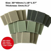 10/20 PCS Sponge Sanding Block Wet Dry Grinding Sandpaper Polishing Pads 300-400 500-600 800-1000 1200-1500 Grit Abrasive Tools