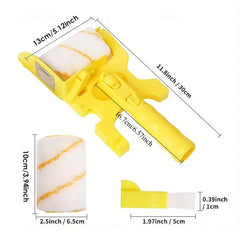 Paint Brush Roller Sleeve Set, Multi-Functional Corner Brush, Professional DIY Rollers for Home Wall Decoration