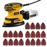 Detail Sander 13,000 OPM Compact Electric Sander with Dust Collector 220W 1.6Amp Power Sander with 20PCS Sanderpapers for Wood