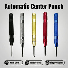 Automatic Center Punch Automatic Metal Punch Tool Woodworking Tools Loaded Marker Wood Chisel Joinery Carpenter Tool