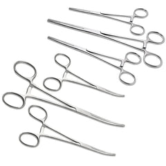 Hand Tool Hemostatic Forceps Pet Hair Clamp Fishing Locking Pliers Epilation Tools Curved/Straight Tip Cutter Tool
