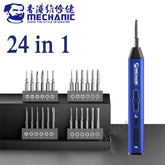 MECHANIC ES240 24in1 Universal Electric Screwdriver Set forElectronic Products Maintenance Mobile Phone Disassembly Repair Tool