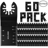 Saw Cutter Blade Accessories Oscillating Multi Tool Saw Blades for Renovator Power Wood Cutting Tools Bits 60/50/20/10/5 PCS