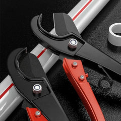 Pipe Cutter Pipe Scissors SK5 Material Ratchet Cutter Plastic pipe cutting tools PVC/PU/PP/PE Hose Cutting Hand Tool for Plumber