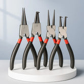 5-In Circlip Pliers,,Retaining Ring Pliersfor Removing Installing Puller Locking Rings ShaftsNeedle nose Pliers