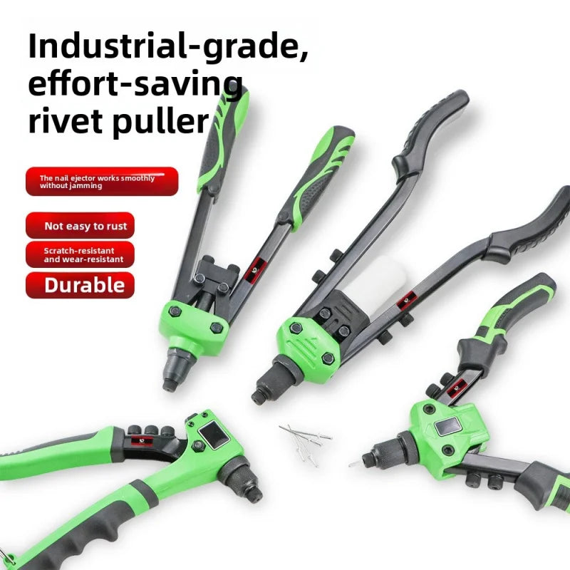 Rivet gun, double handle riveting gun, dynamic core pulling and willow pulling gun, rivet gun, cap pulling gun, rivet gun tool
