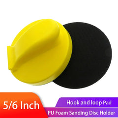 5/6 Inch Hand Sanding Block PU Foam Sandpaper Backing Polishing Pad