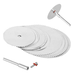 10pcs Circular Saw Blade Cutting Wheel With 1pcs Mandrels Cutting Discs Rotary Tools For Wood Plastic Fast Cutting Tool