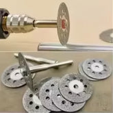 22mm Diamond Cutting Disc 3mm Grinding Wheel Mandrel for Metal Cutting Rotary Tool Electric Grinder Parts