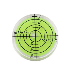 Universal Spirit Level Bubble 32x7mm Mini Bullseye Level for Tripod Furniture