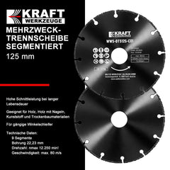 Angle Grinder Ultra-thin Cutting Disc, Heavy-duty Multipurpose Cutter for Metal, Wood, Tile, Ceramic and Glass