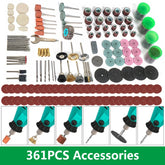 361PCS/lot Dremel Style Accessories Abrasive Tools Rotary Tool Accessory Set for Wood Metal Engraving Parts Dremel Bit Set