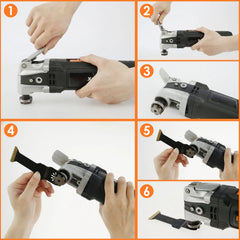 Multi Tool Blades Oscillating Saw Blade Multi-Function Saw Saw Blade Renovator Multi Cutter Blade For Wood Metal Plastic Cutting