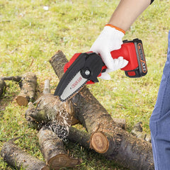 Top Sale Mini Electric Chain Saw 4inch 21v Small Portable One-Hand Handheld Rechargeable Operated Battery Power Chainsaw