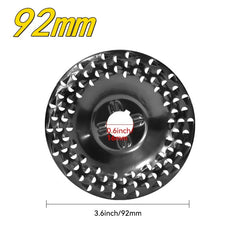 92mm/125mm Grinder Wheel Disc Wood Shaping Wheel Grinding Discs for Angle Grinders Woodworking Sanding Rotary Abrasive Tool