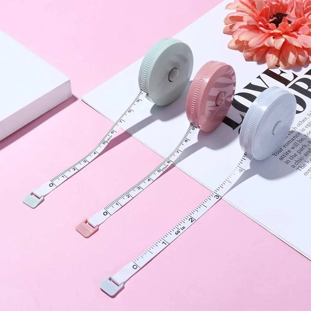Retractable Soft Ruler Student Height Centimeter Kids Office Tool Retractable Rulers Measures Measuring Ruler Roll Tapes