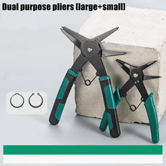 Snap Ring Plier Type Circlip Pliers Multifunctional Crimp Tool Internal External Ring Remover Retaining Circlip Pliers Hand Tool