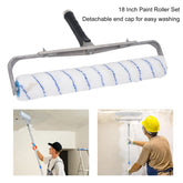 Painting Roller Paint Roller 18 Inch Width 1/2 Inch Fluff High Efficiency Wall Painting Rolling Brush for All Paints