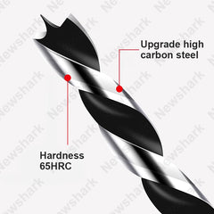 8-piece Woodworking Bit, 3-10mm Fried Dough Twists Bit set Woodworking Bit titanium Coating Woodworking Metal Bit Tool
