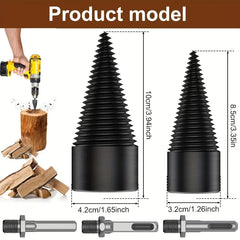 32/42/45/50MM Wood Splitter Drill Hammer Drill Firewood Splitter Driller Square/Round/Hex Shank Drill Bit Split Drilling Tool