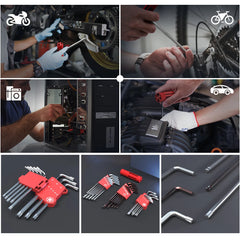 1005006236479367Allen Wrench Set 35 Piece Hex Key Set Metric Allen Key Set S2 Steel And CRV SAE 3/64-3/8 inch / MM 1.5-10mm / TO