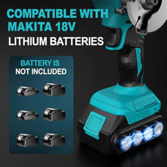 Makita Cordless Electric Angle Grinder 19500RPM 3 Inch Cut Off Tool Tile Cutter for Wood Tile Plastic Tool