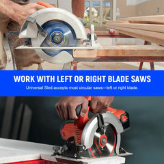 Circular Saw Fence Rip-Cut Circular Saw Precision Power Saw Rip Fence for Circular Saw Cordless for Woodworking