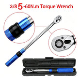 High Accuracy Adjustable Torque Wrench 3/8" Drive Ratchet Wrench for Motorcycle Bicycle Car Repair Professional Hand Tool