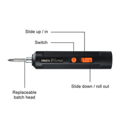 USB-Charging Electric Screwdriver Household Electric Screwdriver for Fastening Drilling and Screwdriving Tool Maintenance Tool