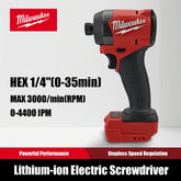 Milwaukee M18 Electric Screwdriver Powerful Cordless Screwdriver for Home Improvement And DIY Projects