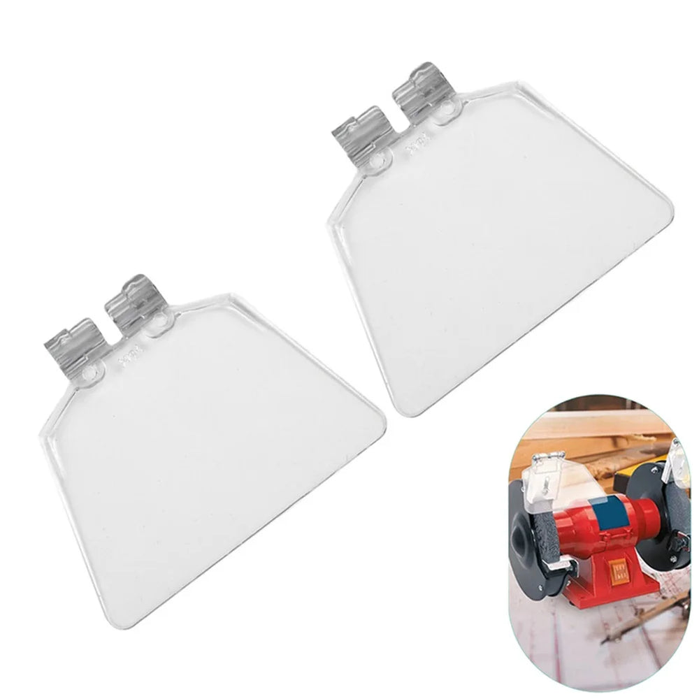 2 Pcs Bench Grinder Guards For Bench Type 125 Grinders Machine Power Tools Accessories Replacement Spare Parts