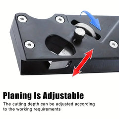 Chamfer Plane for Wood Woodworking Hand Planer Tool for Quick Edge Planing and radian Corner Plane Trimming With blade