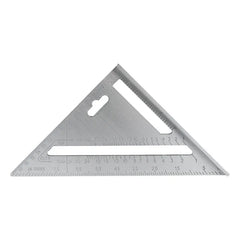 7" Aluminum Triangle Ruler Carpenter Speed Square for Angle Layout Marking Cutting Guide Woodworking Tool