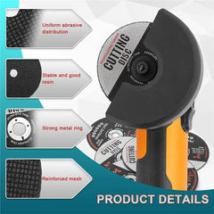 A01F-16Pcs Cutting Discs, 76Mm Cutting Disc, Angle Grinder Discs For Metal, Grinding Discs, Cutting Discs For Cutting Metal