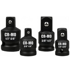 Impact Socket Adapter Reducer Set 4pcs/set 1/2 3/8 1/4 inch Use Wrenches Drills in Auto and Impact Driver Construction Work
