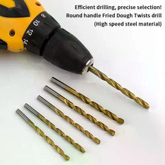 Twist Drill Set 1.5mm-6.5mm, 13Pcs Ideal for Wood, Metal, Marble and Tile