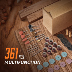 361PCS/lot Power Tools Dremel Rotary Tool Accessory Set Fits for Dremel Drill Grinding Polishing Dremel Accessories