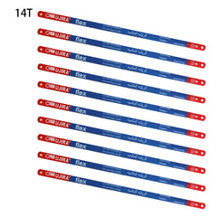 10Pcs/Set 14T/18T/24T Hacksaw Blade 300mm M35 Steel Hand Saw Blades Bi-Metal For Meat Wood Cut Hand Tool