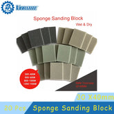 Sanding Sponge Sandpaper 30*40mm 20 Pcs Assorted 300-1500 Grits Sand Block Pad for Sanding Metal Drywall Wood Car Polishing 