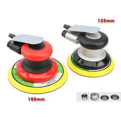 Random Orbital Sander 5" / 6" Pneumatic Palm Sander Heavy Duty for Wood, Composites, Car or Metal Polishing Grinding