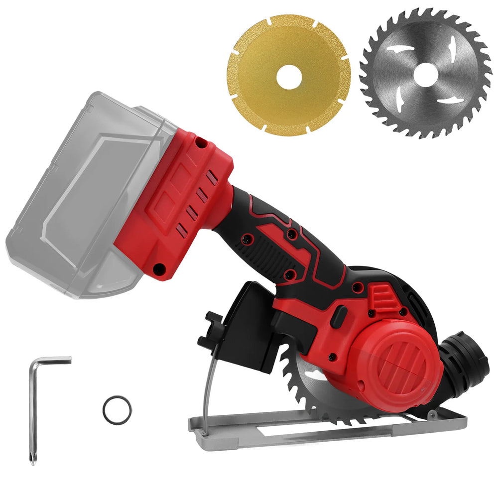 Brushless Electric Circular Saw 1000W Cordless Adjustable Angle Woodworking Saw Milwaukee 18V