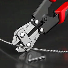 1pc Mini Bolt Cutter, Made Of Chrome-Vanadium Alloy Steel, Fast And Sharp, Labor-Saving Operation, Used To Cut Wire, Bar Steel,